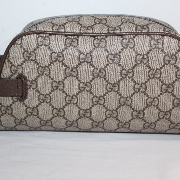 NEW Gucci Beauty Cosmetic Toiletry Bag GG Supreme Marmont Web Handbag 751811 - Picture 4 of 12